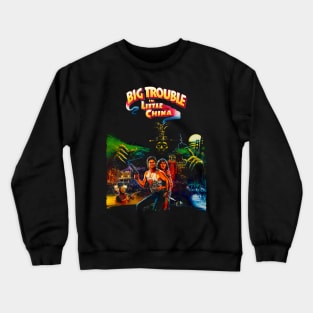 Retro Big Trouble Crewneck Sweatshirt